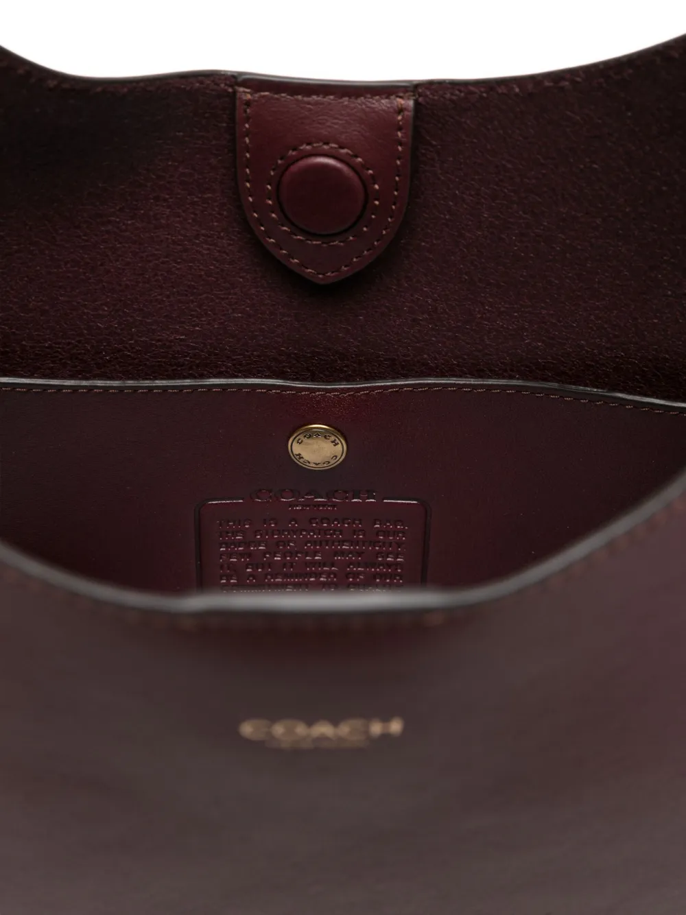 Coach Brooklyn 28 leren schoudertas Rood