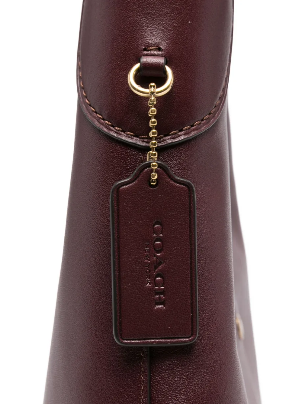 Coach Brooklyn 28 leren schoudertas Rood