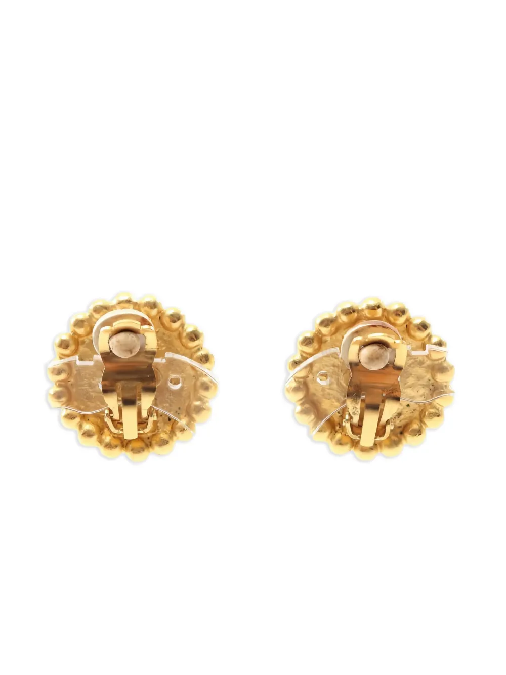 CHANEL Pre-Owned Interlocking CC beaded earrings | Image 2