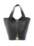 Hermès Pre-Owned 2025 Picotan Lock PM Clemence leather tote bag - Black