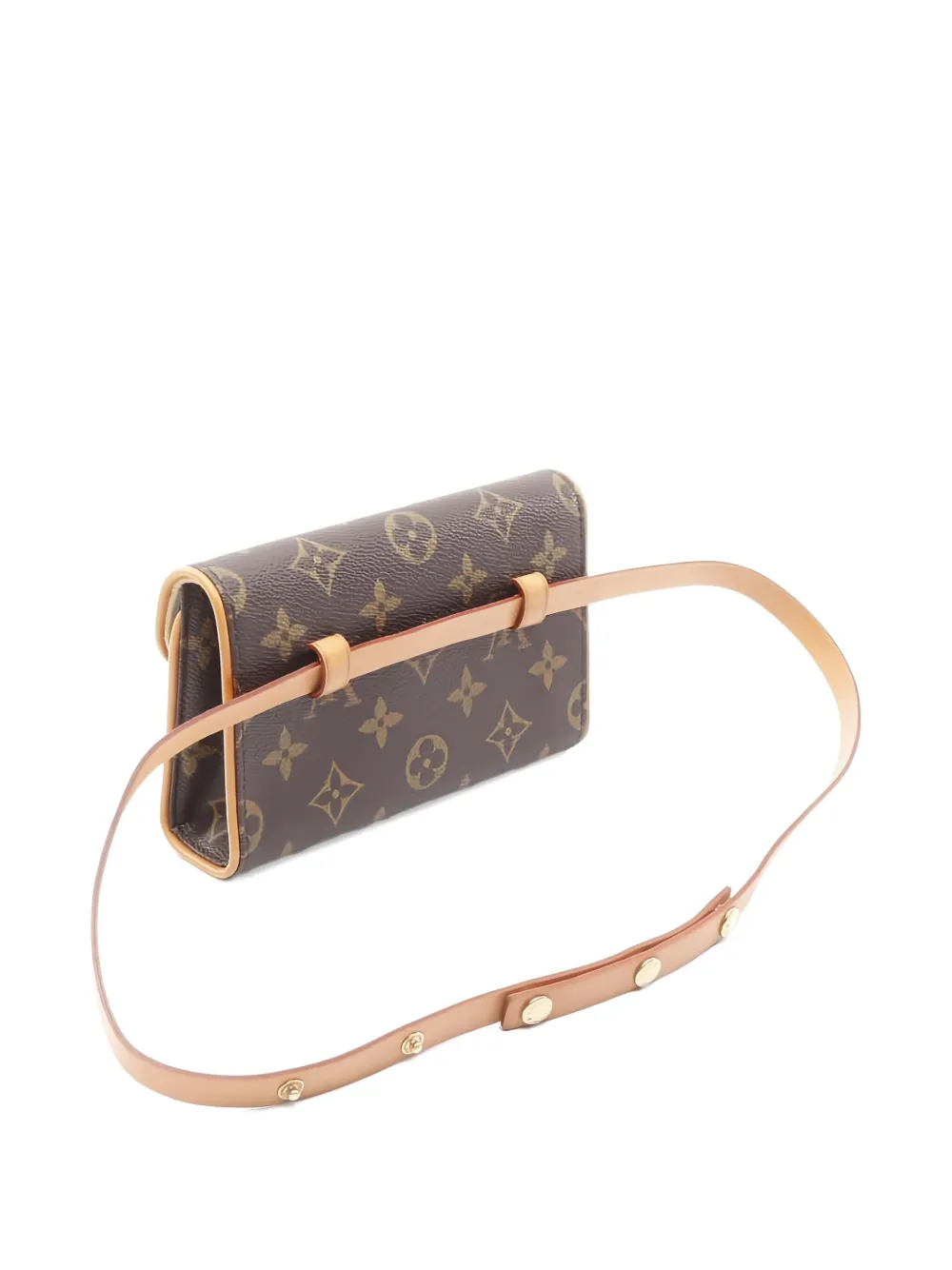 Pre-owned Louis Vuitton Pochette Florentine Body Bag In Brown