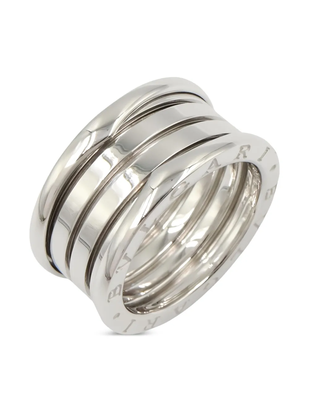Bvlgari Pre-Owned 2010s 18K white-gold  B-zero1 B zero four-band ring | Women | Image 2
