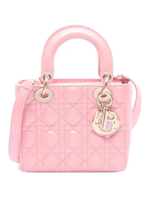 Christian Dior Pre-Owned شنطة عملية 'لادي ديور' صغيرة