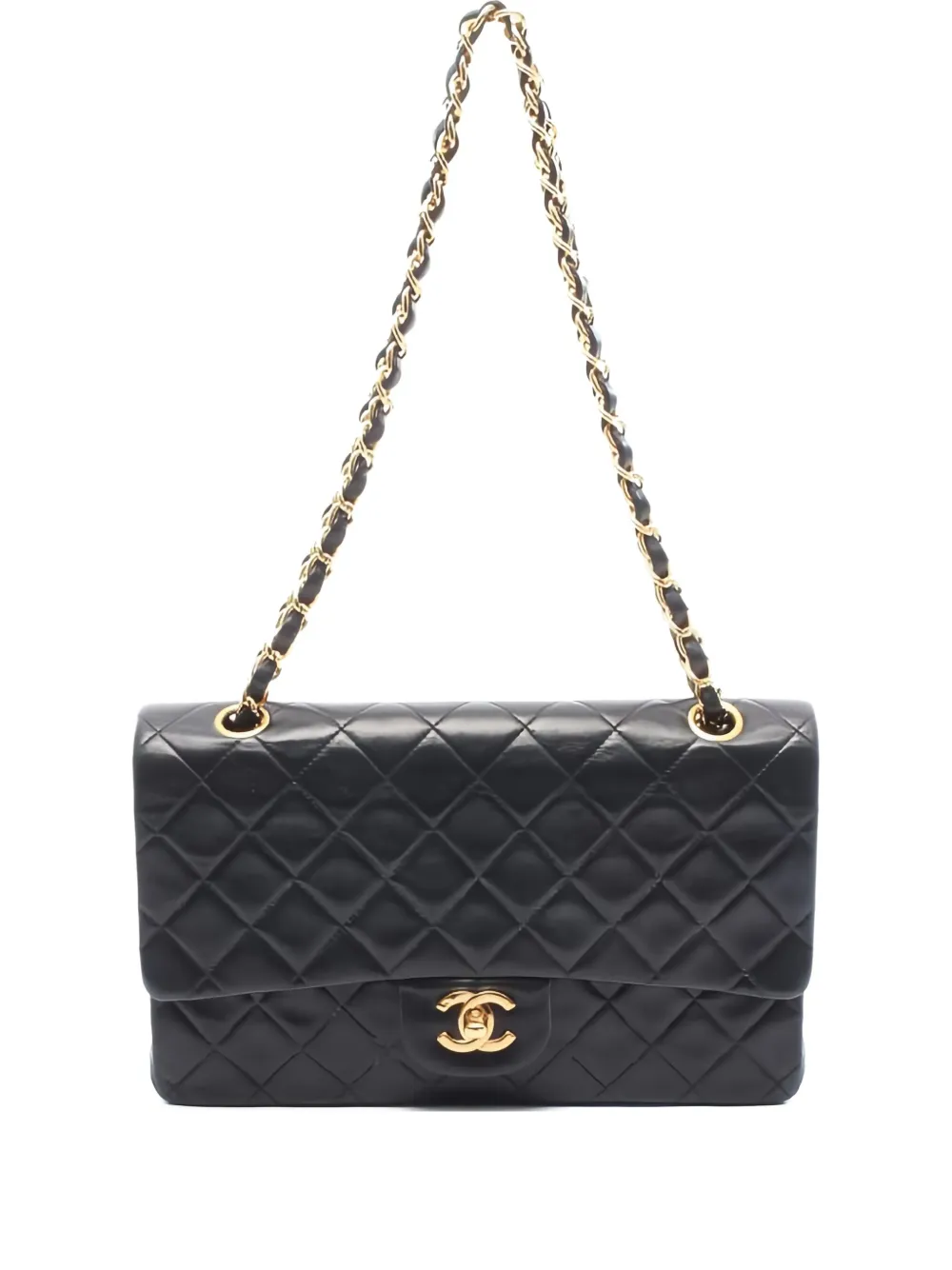 CHANEL Pre-Owned 1991-1994 マトラッセ チェーン ショルダーバッグ - ブラック CHANEL Pre-Owned 1991-1994 マトラッセ チェーン ショルダーバッグ - ブラック