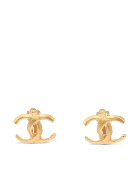 CHANEL Pre-Owned CC-logo earrings