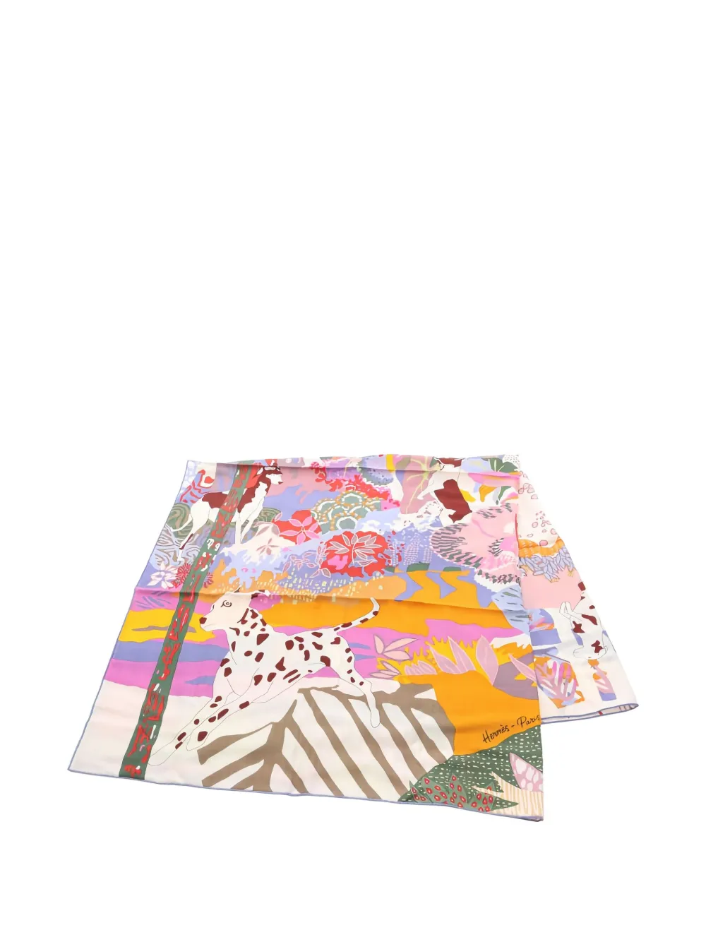 Hermès Pre-Owned 1920 Carré Gean 140 scarf | Neutrals | Image 1