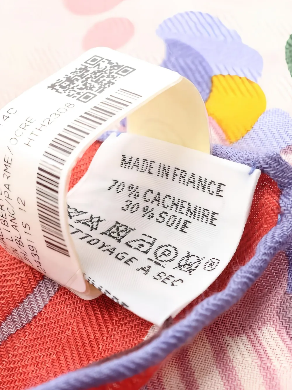 Pre-owned Hermes 1920 Carré Gean 140 Scarf In Neutral