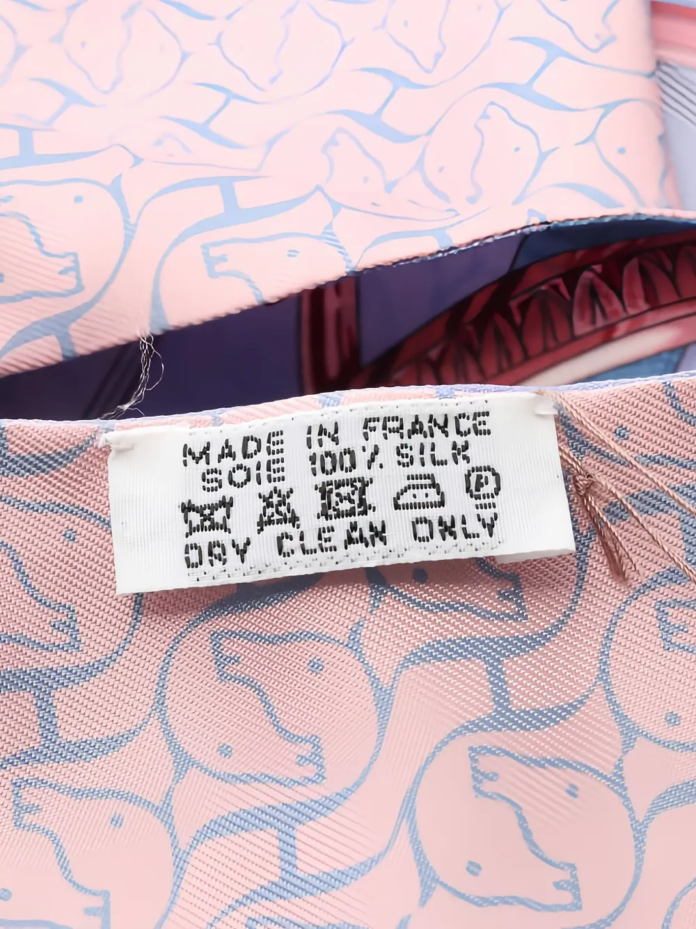 Pre-owned Hermes 1920 Cavalcadour Twilly Scarf In Blue
