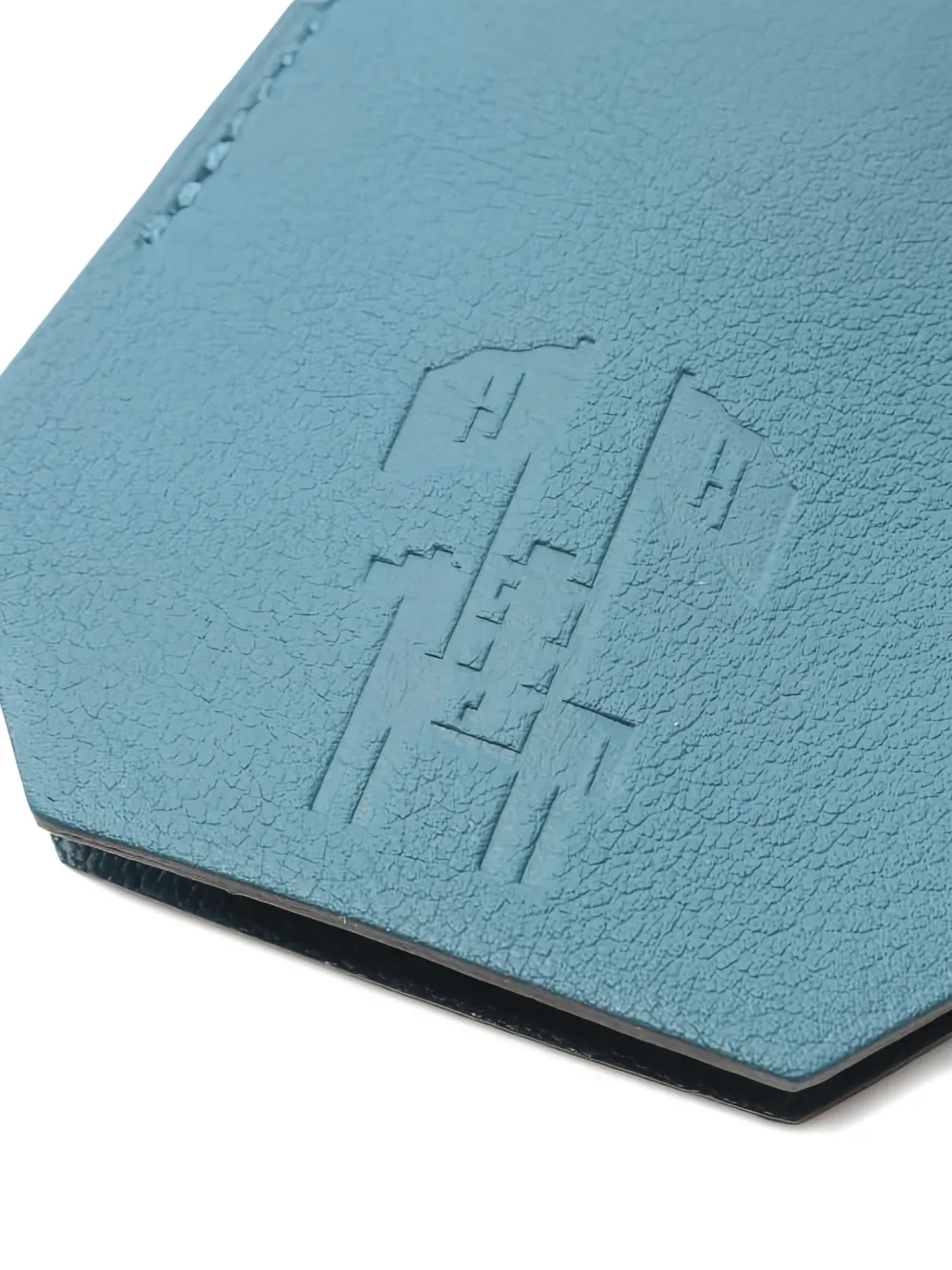 Pre-owned Hermes 2010 Leather Keyring In Blue