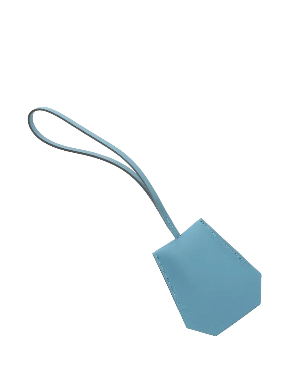 Pre-owned Hermes 2010 Leather Keyring In Blue