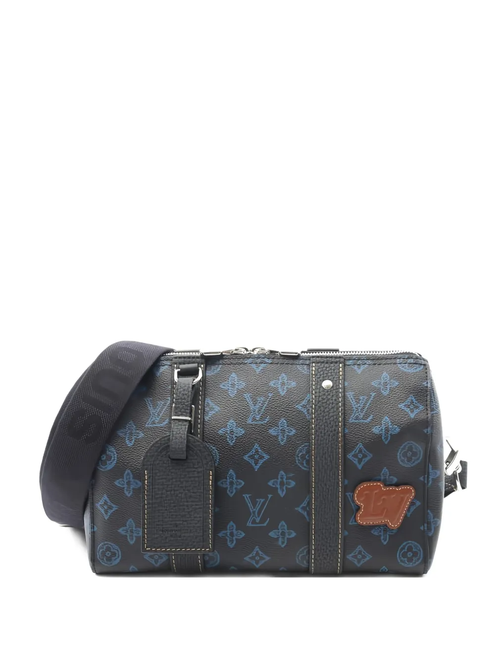 Louis Vuitton Pre-Owned City monogram shoulder bag | Black | Image 1
