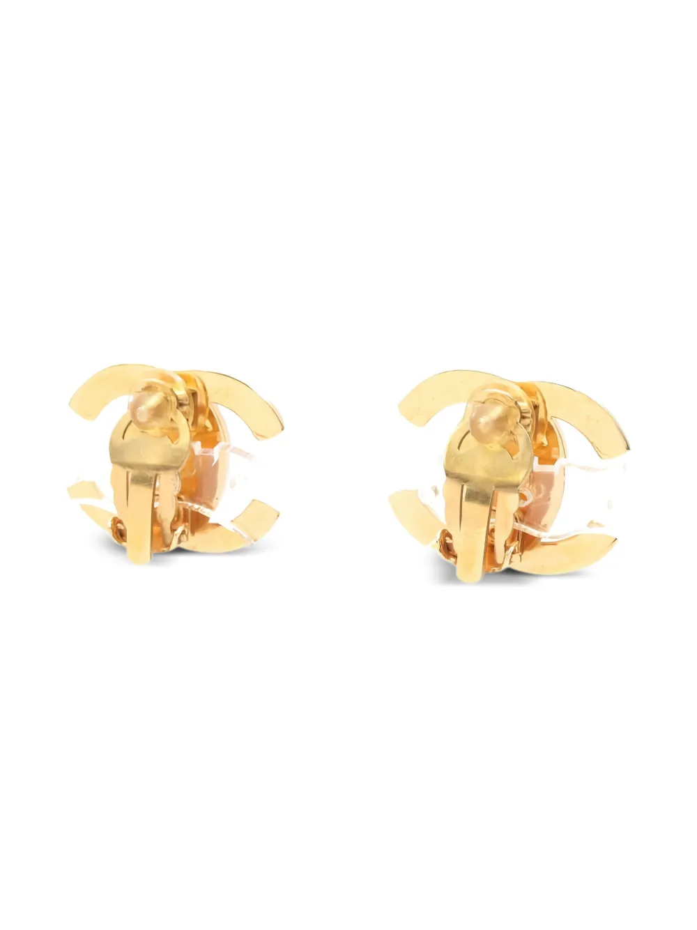 CHANEL Pre-Owned 1986-1988 CC logo earrings | Image 2