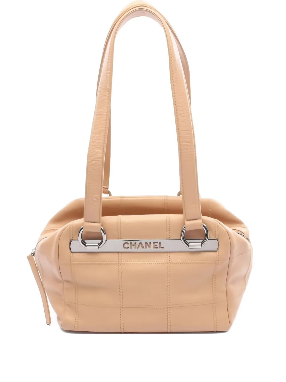 CHANEL Pre-Owned チョコバー ショルダーバッグ - ニュートラル CHANEL Pre-Owned チョコバー ショルダーバッグ - ニュートラル