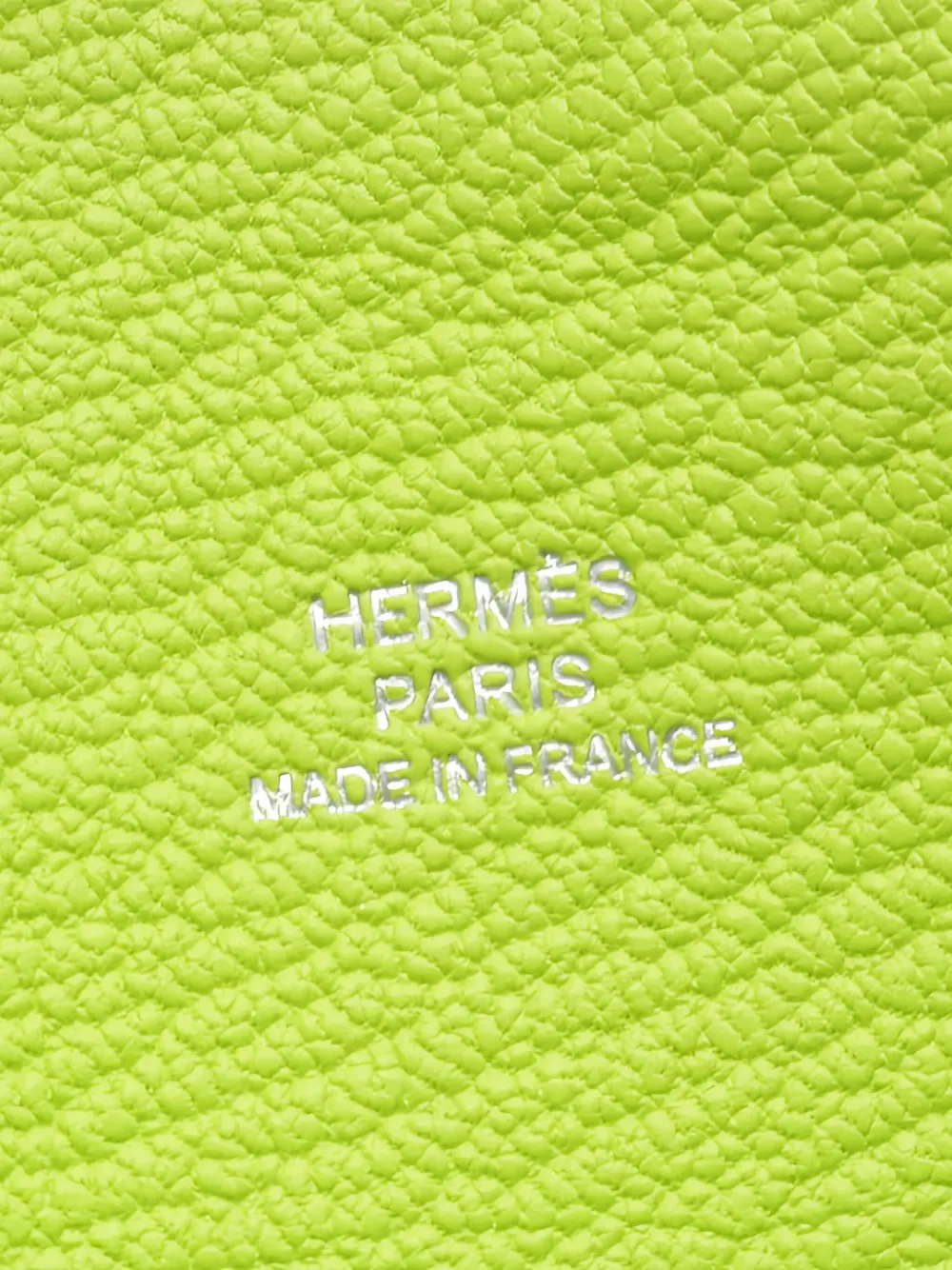 Pre-owned Hermes 2011 Calvi Wallet In Green