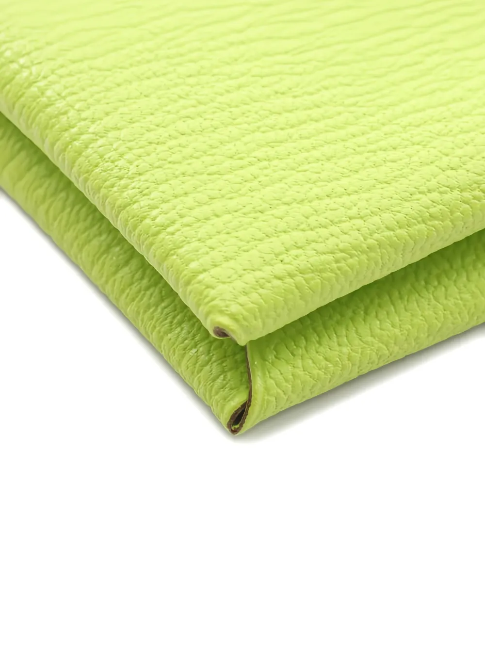 Pre-owned Hermes 2011 Calvi Wallet In Green