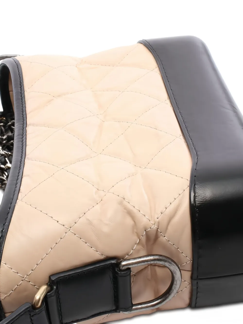 Pre-owned Chanel Small Gabriel Shoulder Bag In Neutral
