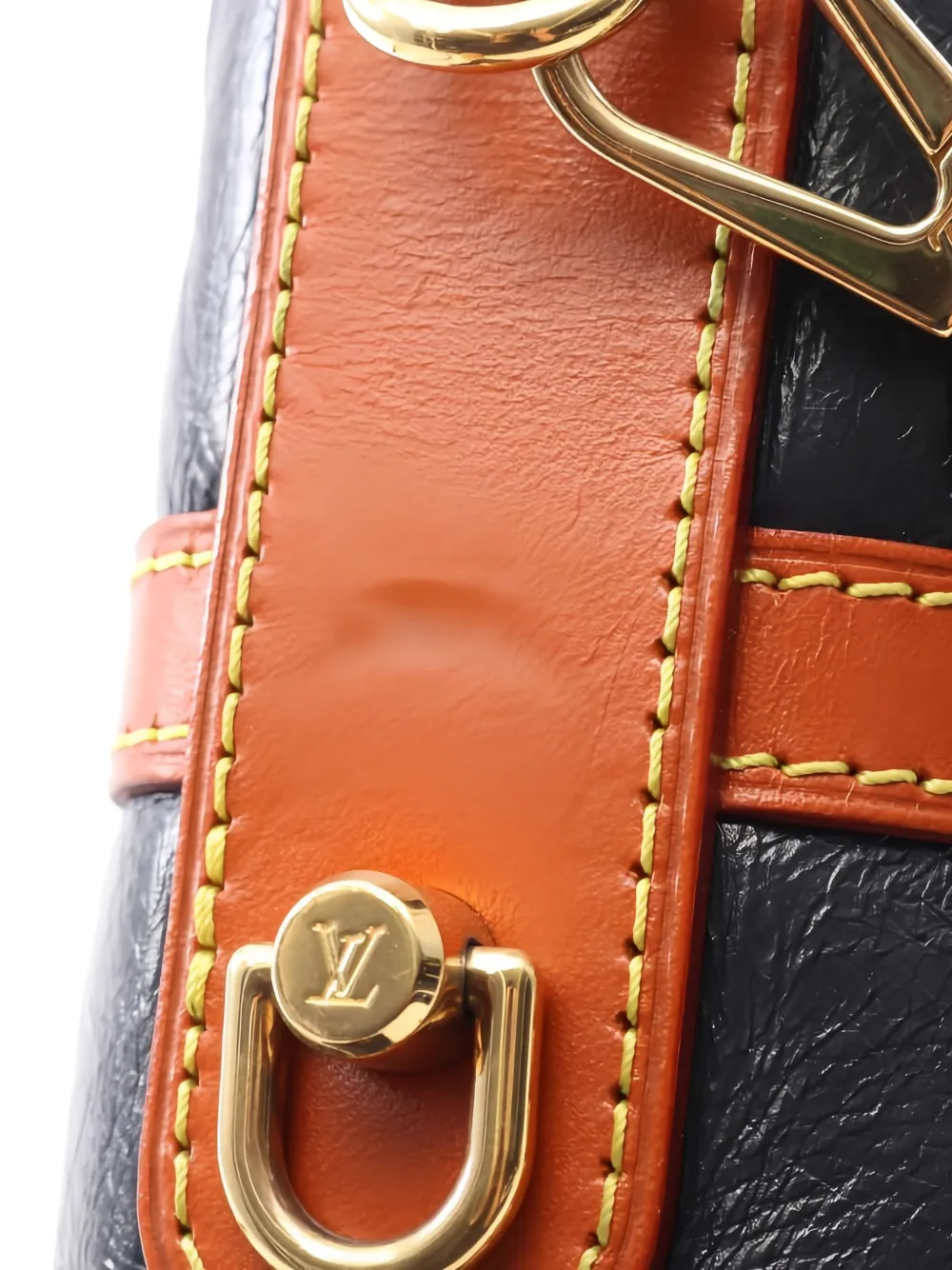Pre-owned Louis Vuitton 2019 Leather Bucket Bag In Blue
