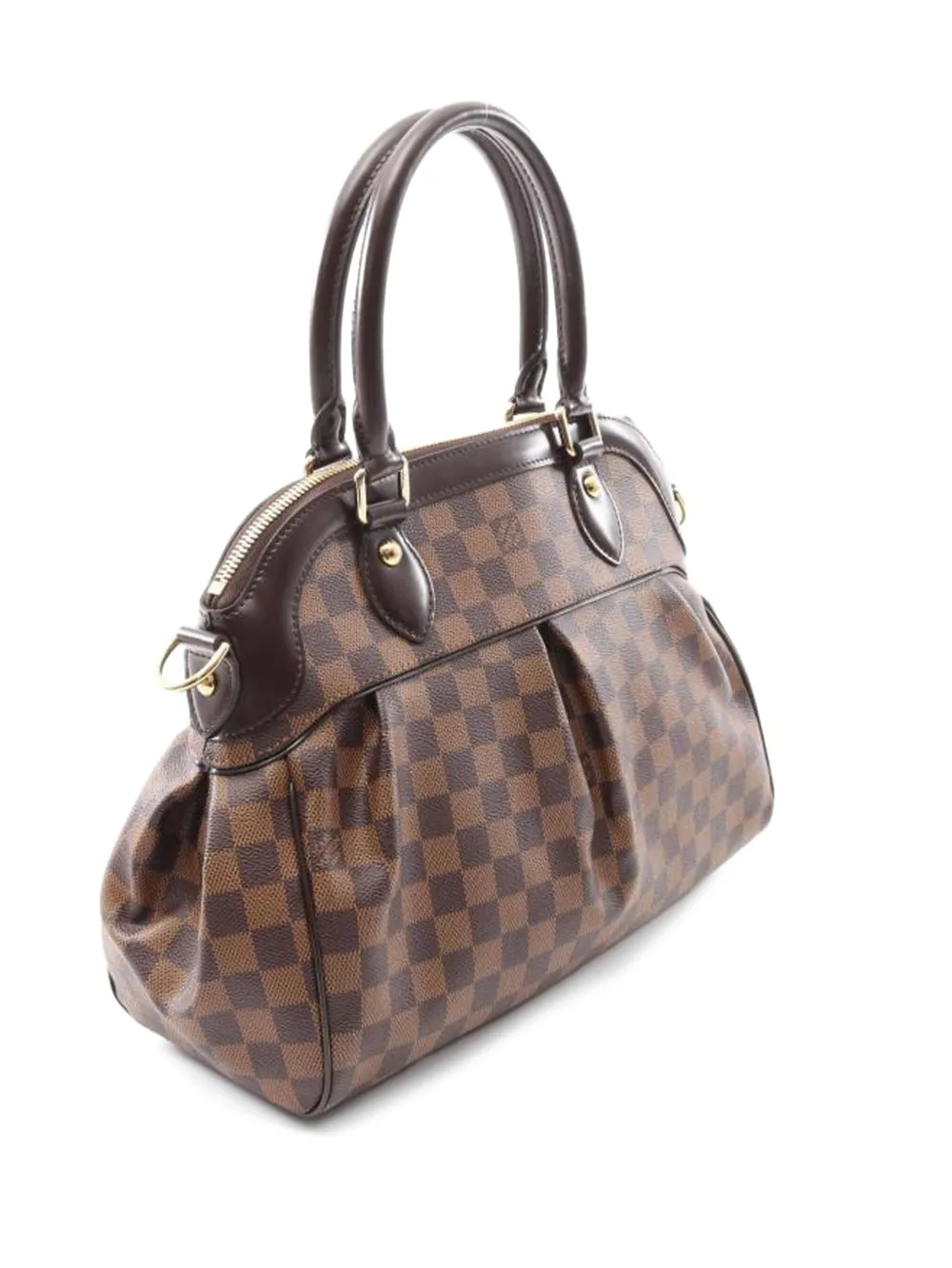 Pre-owned Louis Vuitton Trevi Pm Shoulder Bag In Brown