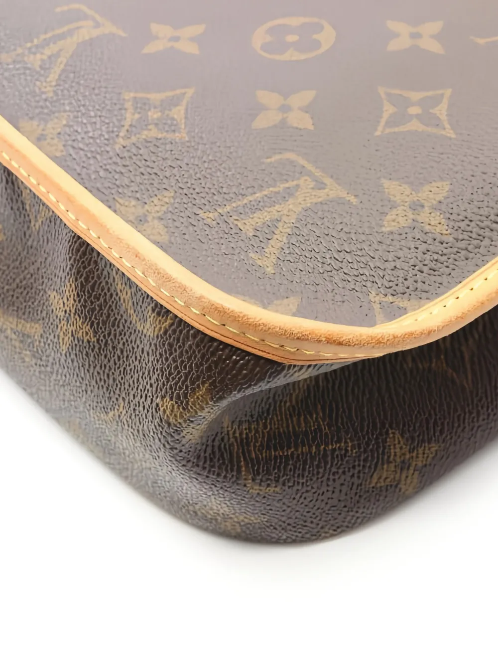Pre-owned Louis Vuitton Bosforo Monogram Shoulder Bag In Brown