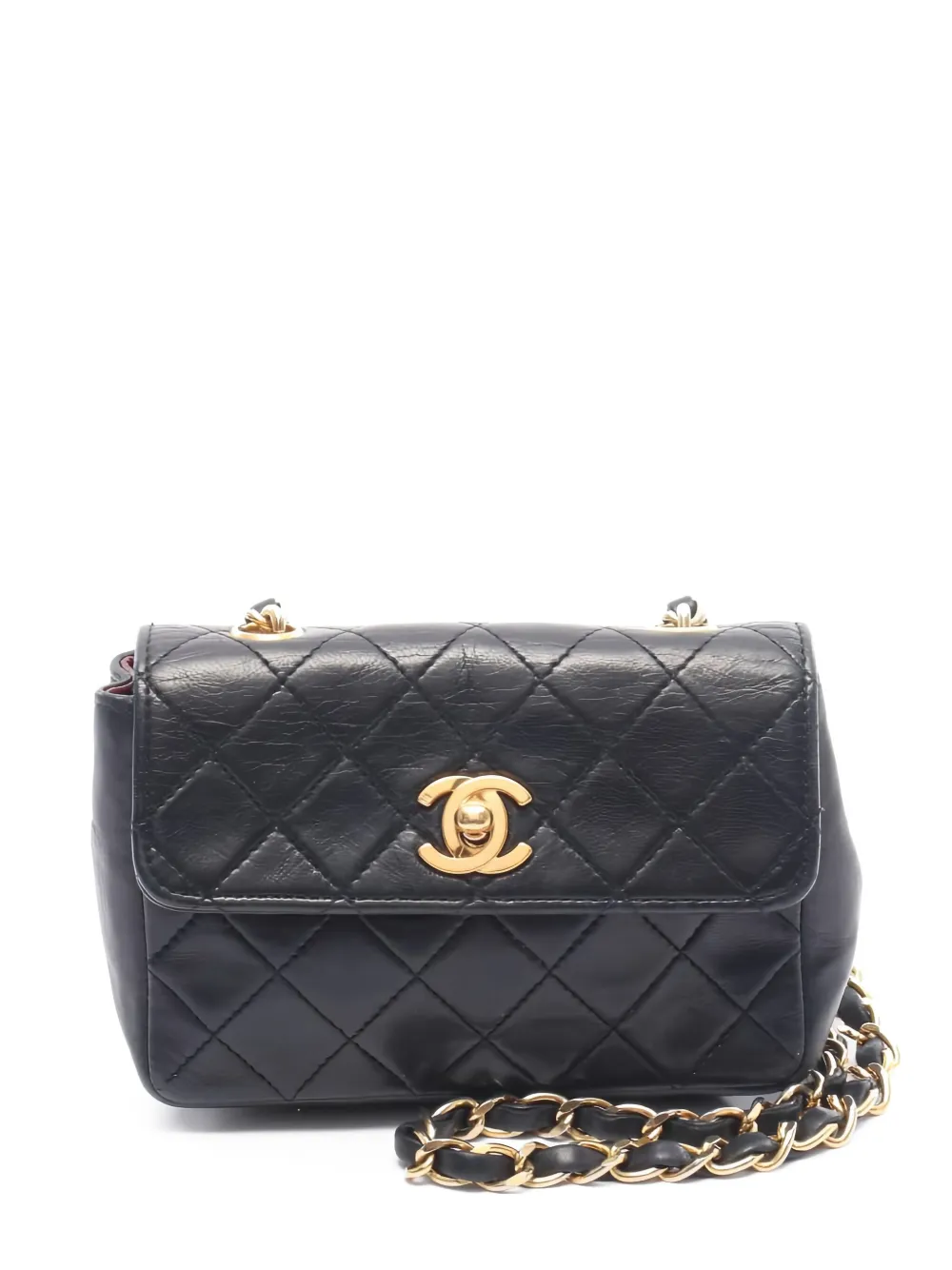 CHANEL Pre-Owned 1989-1991 Classic Flap matelassé cross body bag | Black | Image 1