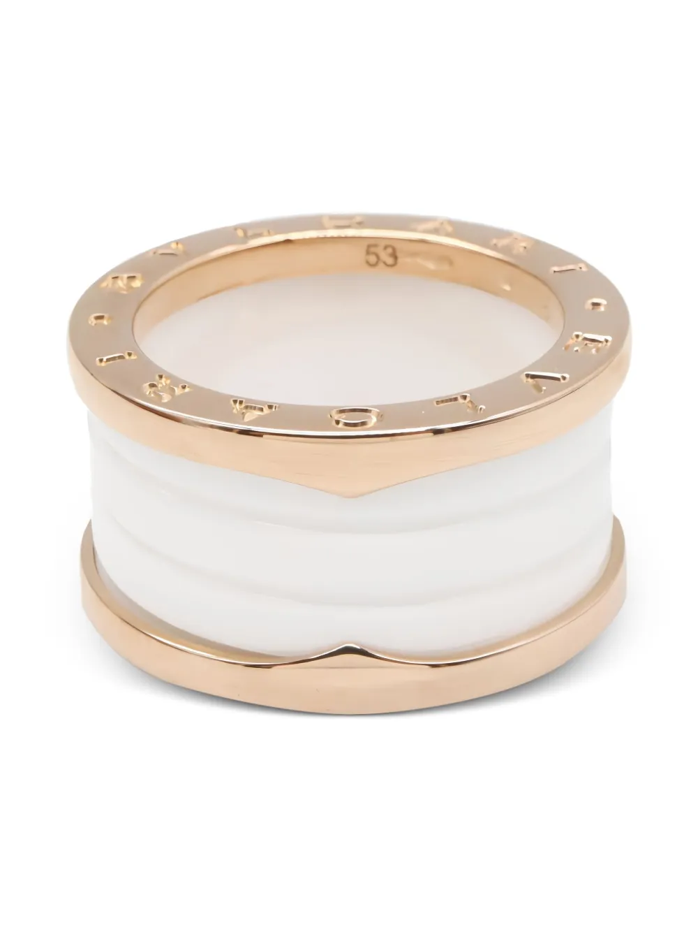 Bvlgari Pre-Owned 2010 18kt rose gold B-zero1 ring | Gold | Image 1