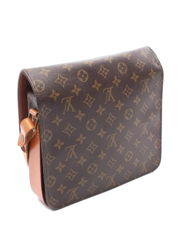 Louis Vuitton Pre-Owned 90's Cartesier GM Monogram Shoulder Bag