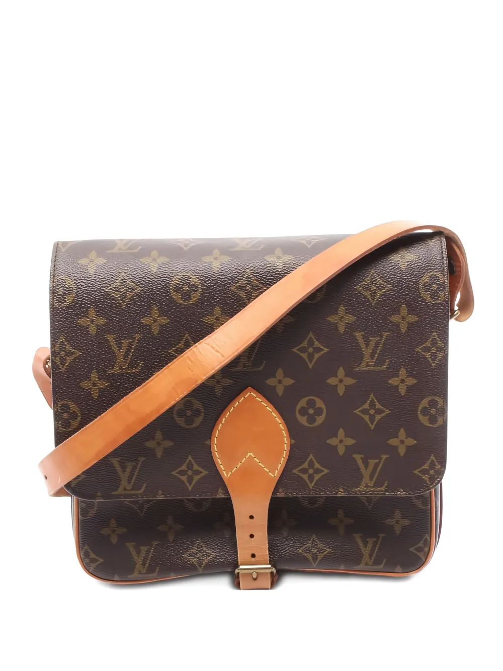 Louis Vuitton Pre-Owned 1990s カルトシエール GM モノグラム ショルダーバッグ - ブラウン Louis Vuitton Pre-Owned 1990s カルトシエール GM モノグラム ショルダーバッグ - ブラウン