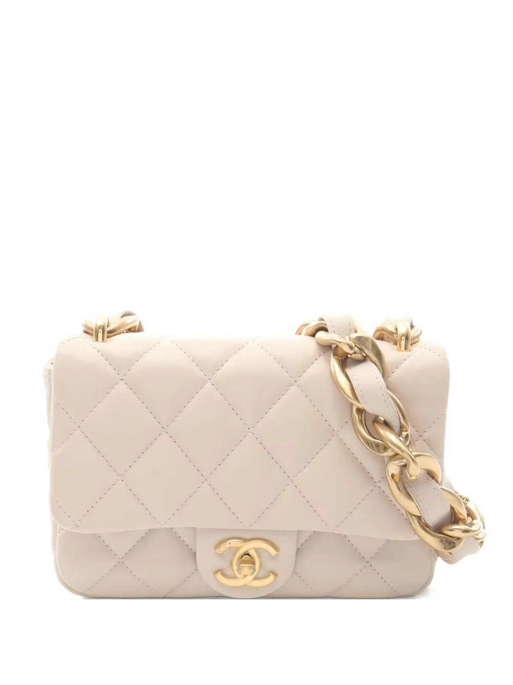 CHANEL Pre-Owned クラシック フラップ ショルダーバッグ S - ニュートラル CHANEL Pre-Owned クラシック フラップ ショルダーバッグ S - ニュートラル