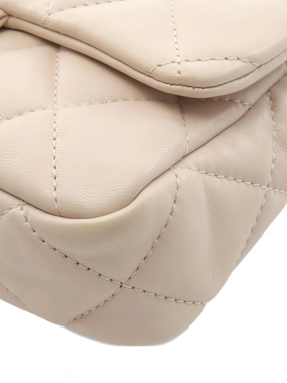 Pre-owned Chanel Small Classic Flap Shoulder Bag In Neutral