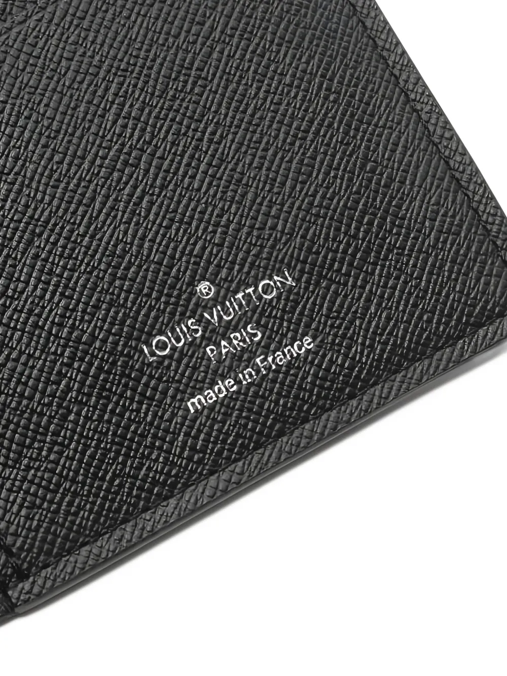 Pre-owned Louis Vuitton 2020 Taiga Wallet In Black