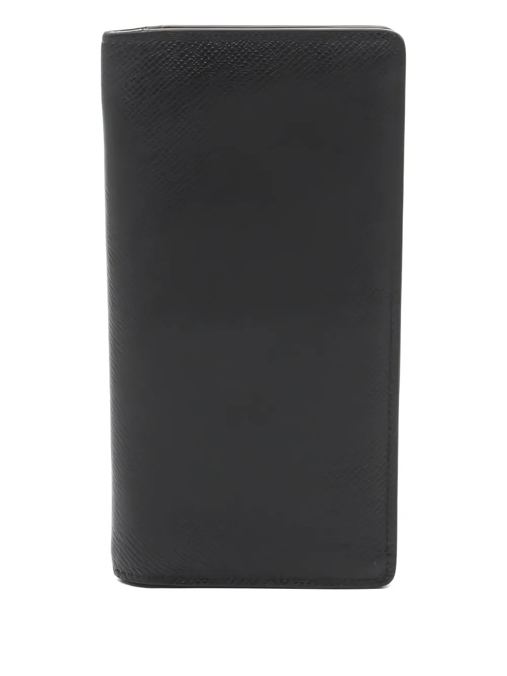Pre-owned Louis Vuitton 2020 Taiga Wallet In Black
