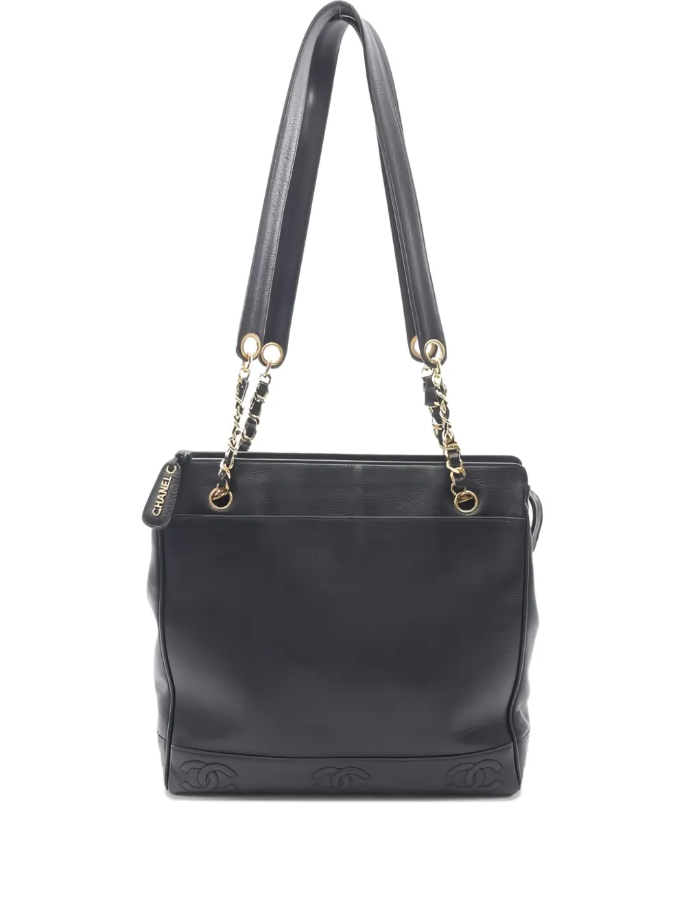 CHANEL Pre-Owned caviar-leather chain shoulder bag - Nero