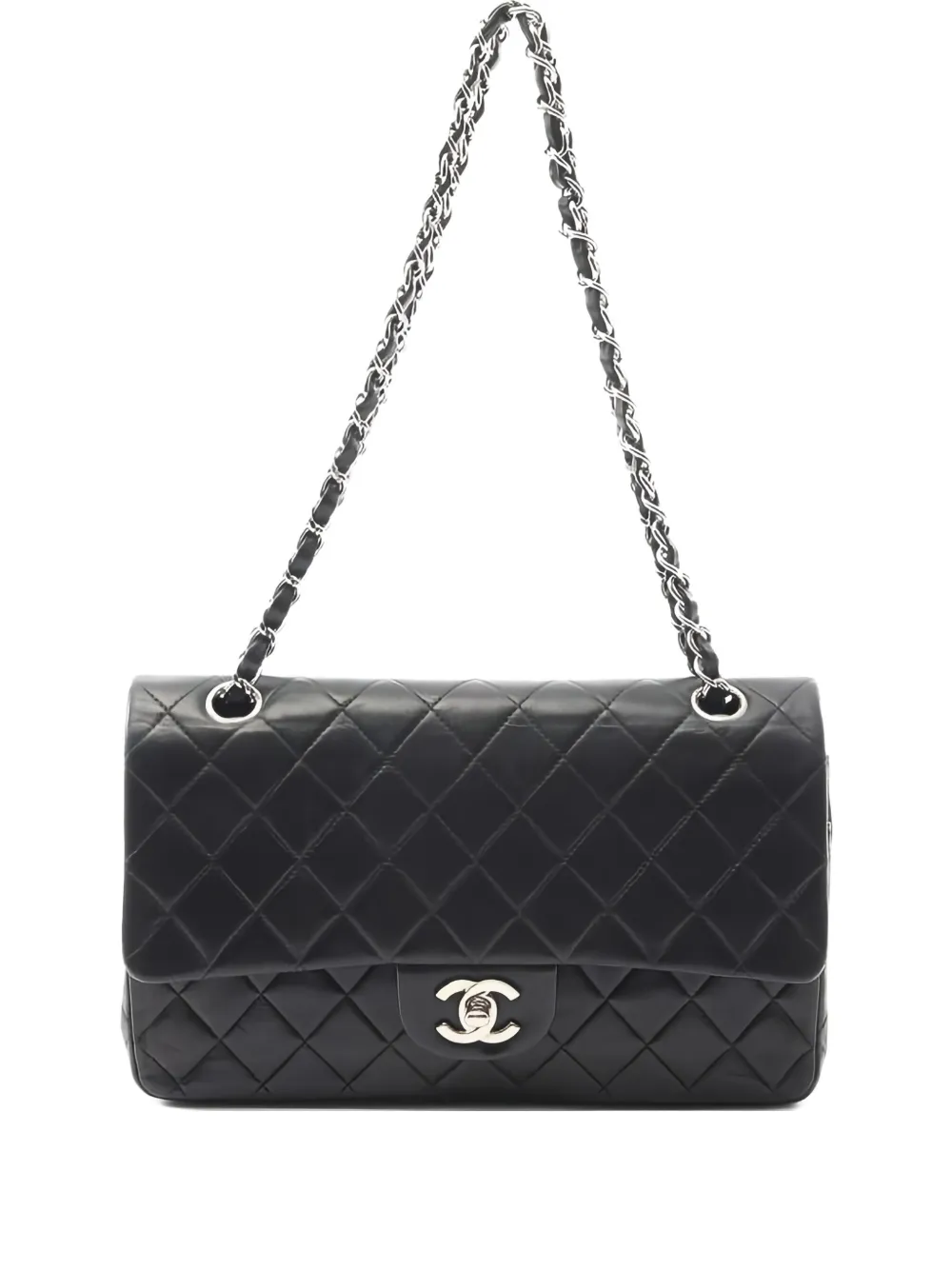 CHANEL Pre-Owned クラシック フラップ ショルダーバッグ - ブラック CHANEL Pre-Owned クラシック フラップ ショルダーバッグ - ブラック