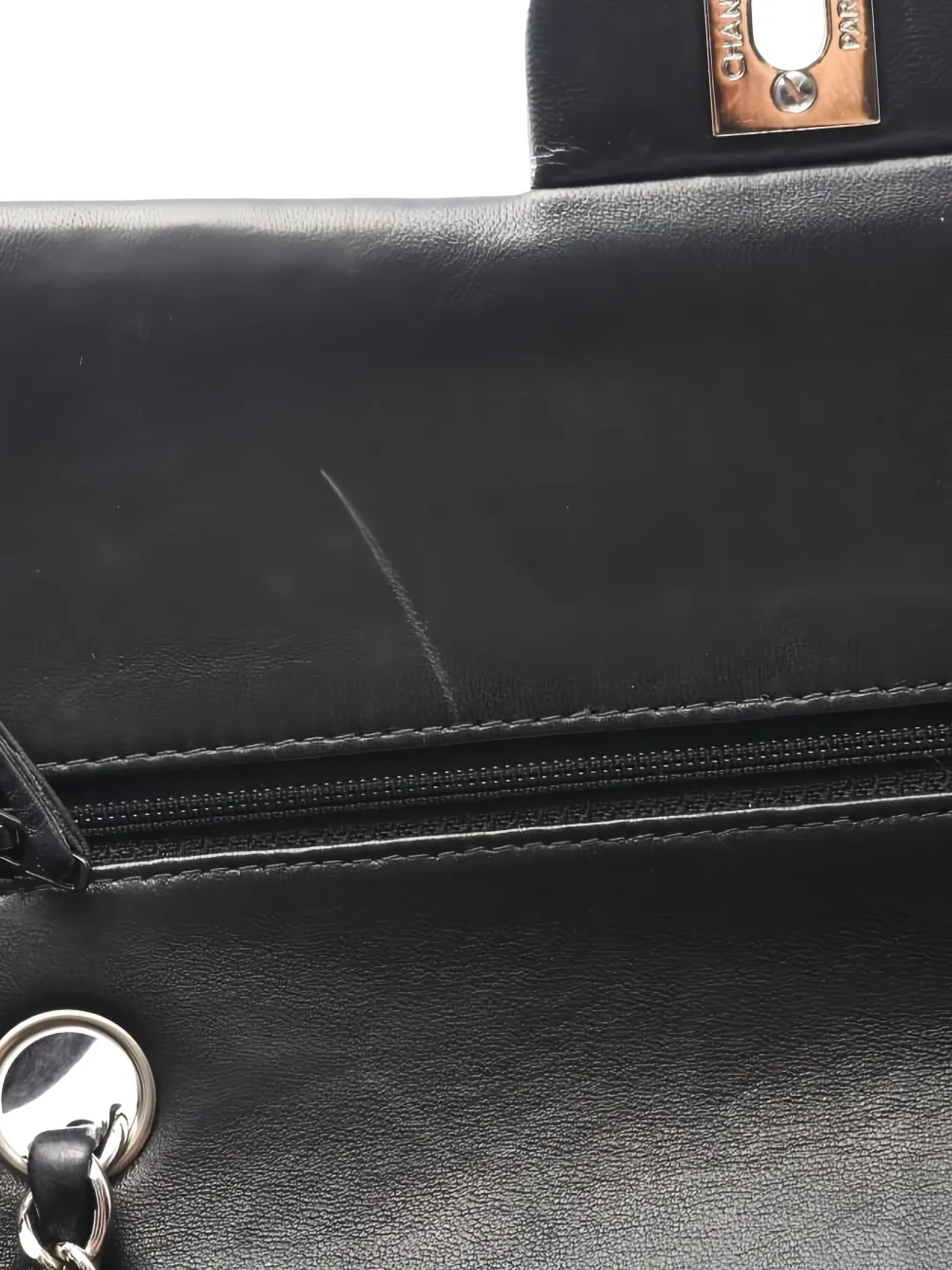 Pre-owned Chanel Classic Flap Shoulder Bag In Black