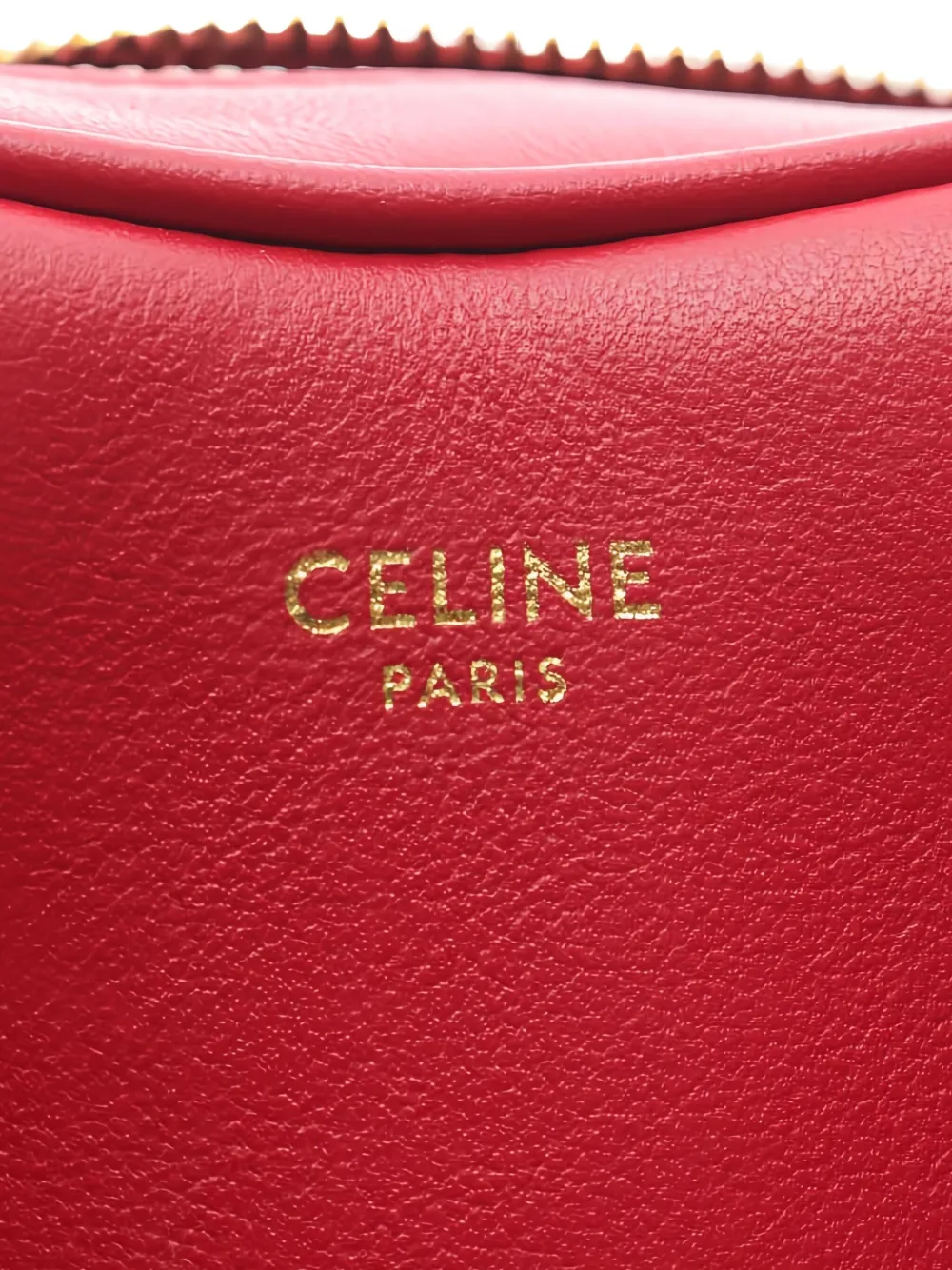 Pre-owned Celine 2010 Medium Heart Handbag In Red