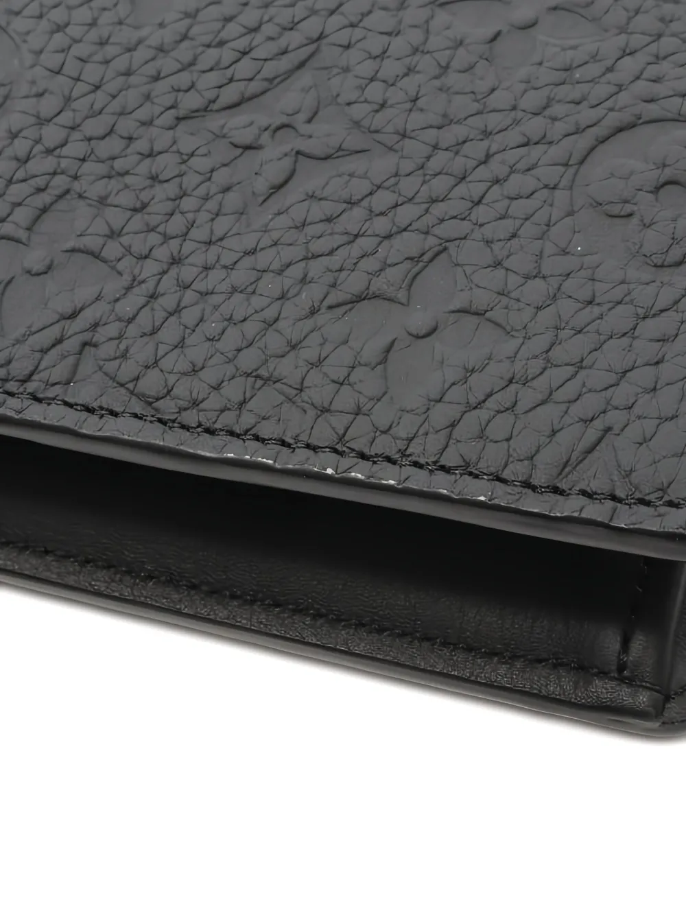 Pre-owned Louis Vuitton Portefeuil Brother Monogram Wallet In Black