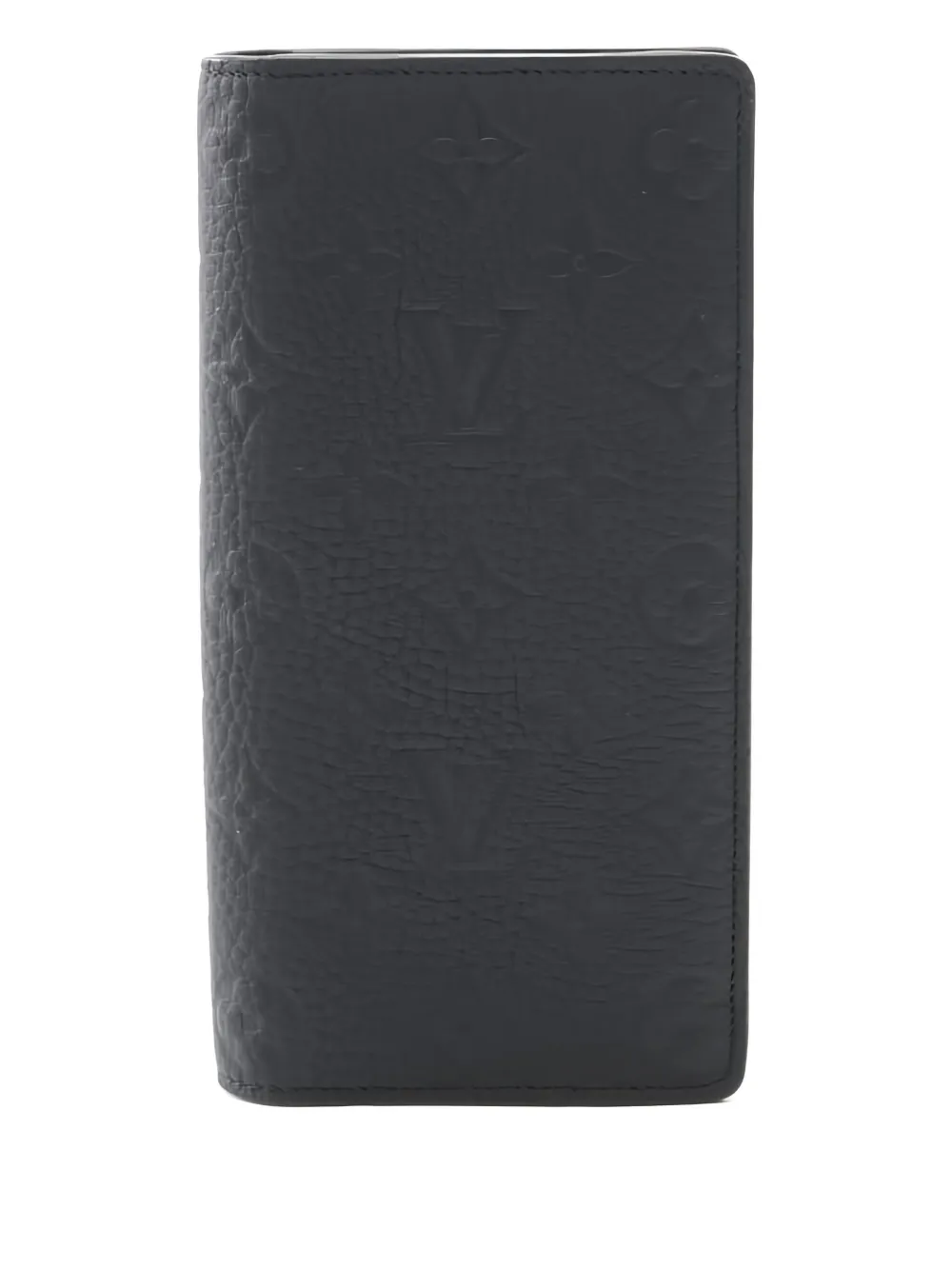 Pre-owned Louis Vuitton Portefeuil Brother Monogram Wallet In Black