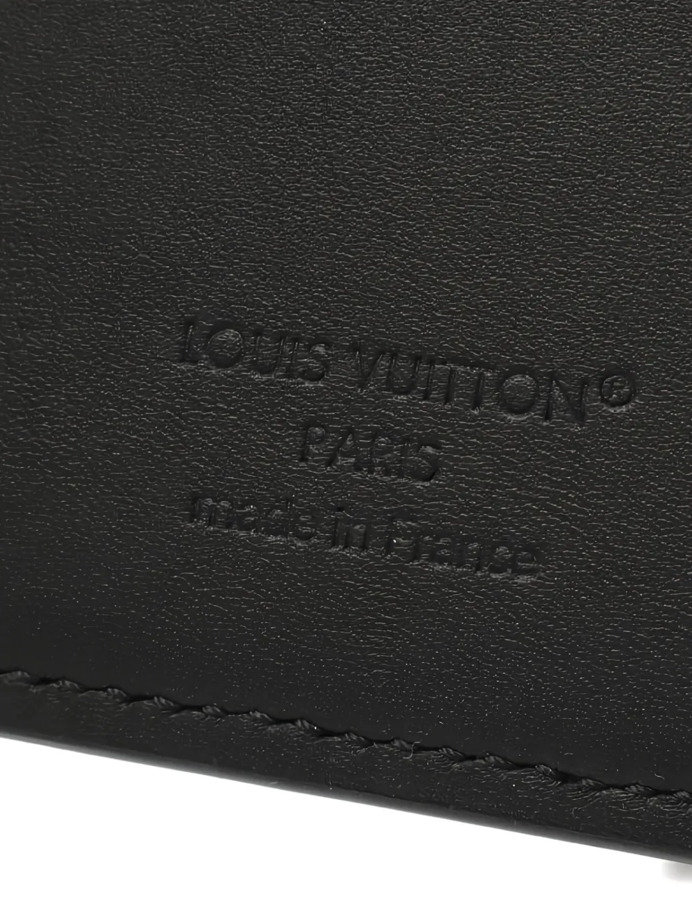 Pre-owned Louis Vuitton Portefeuil Brother Monogram Wallet In Black