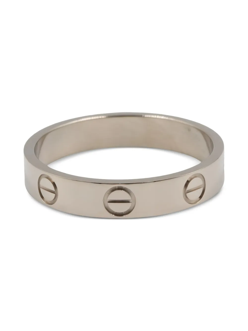 Cartier 2010s Mini Love リング 18Kホワイトゴールド - シルバートーン Cartier 2010s Mini Love リング 18Kホワイトゴールド - シルバートーン