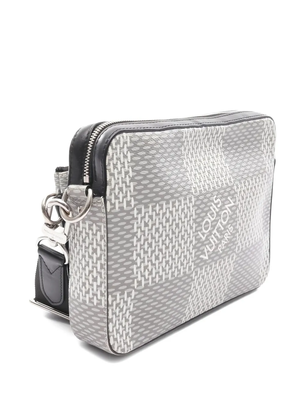Pre-owned Louis Vuitton Antarctica Shoulder Bag In Gray