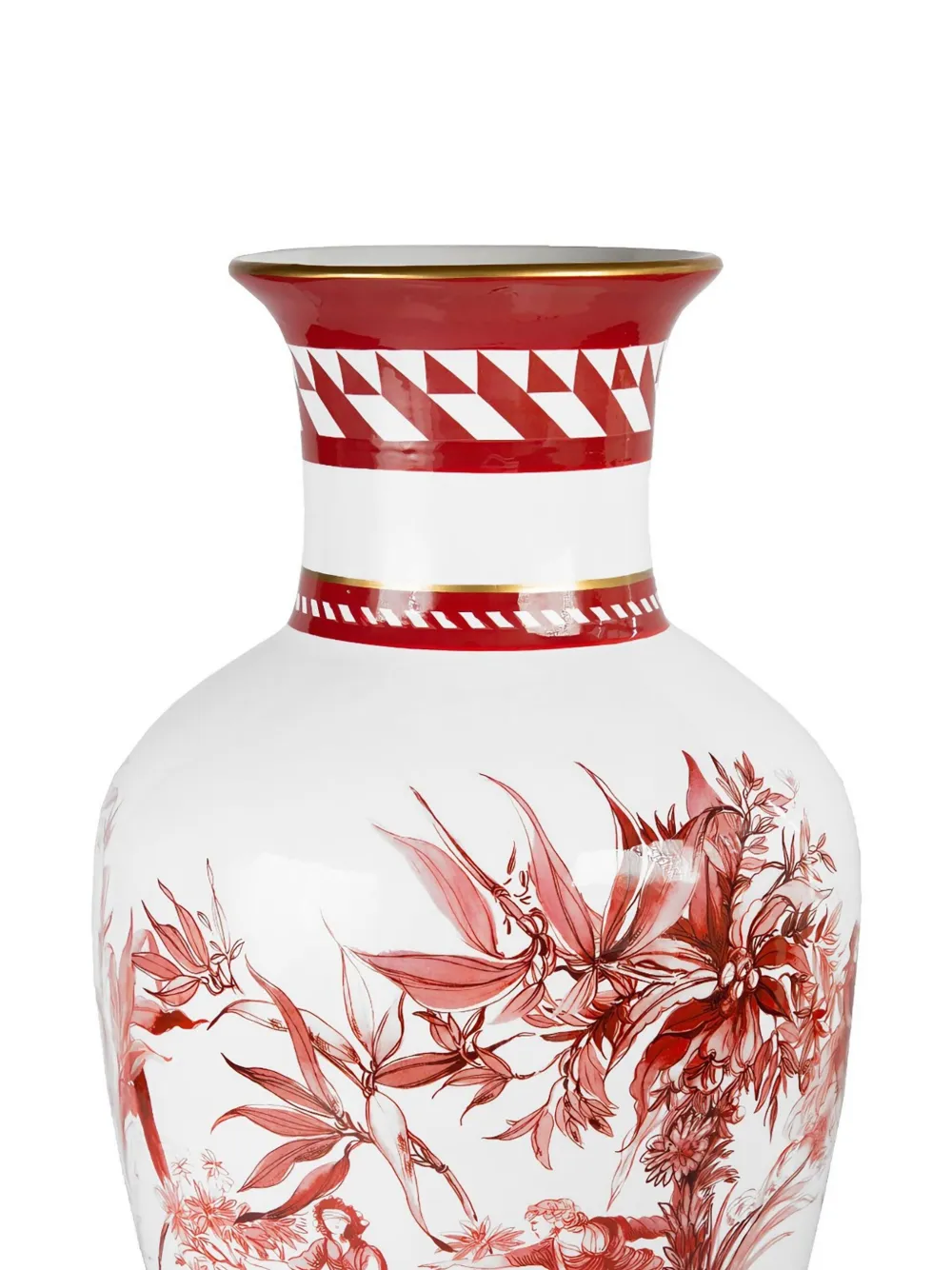 BACI MILANO floral-print vase - Wit