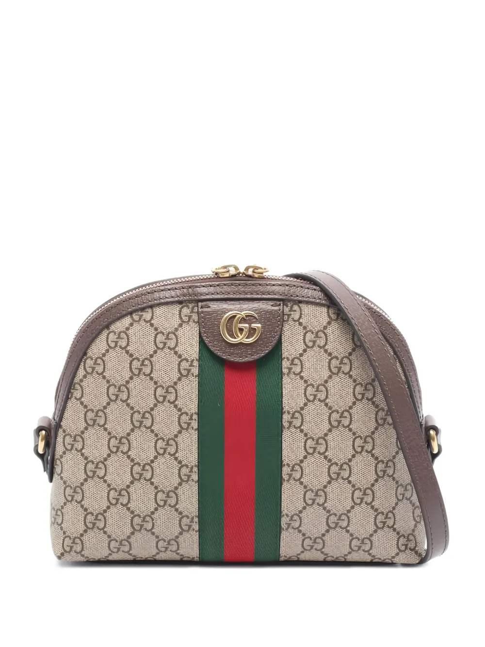 Gucci Pre-Owned オフィディア GGスプリーム ショルダーバッグ - ニュートラル Gucci Pre-Owned オフィディア GGスプリーム ショルダーバッグ - ニュートラル