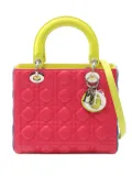 Christian Dior Pre-Owned Lady Dior colour-block two-way handbag - Pink