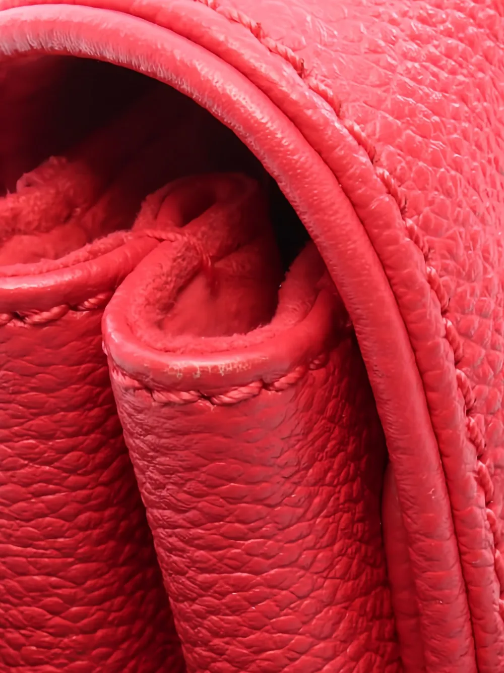 Pre-owned Louis Vuitton Saint Germain Bb Shoulder Bag In Red
