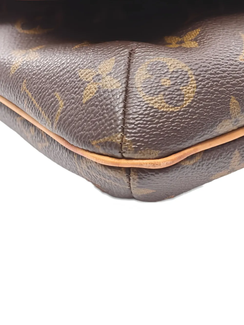 Pre-owned Louis Vuitton 2001 Musette Salsa Monogram Shoulder Bag In Brown