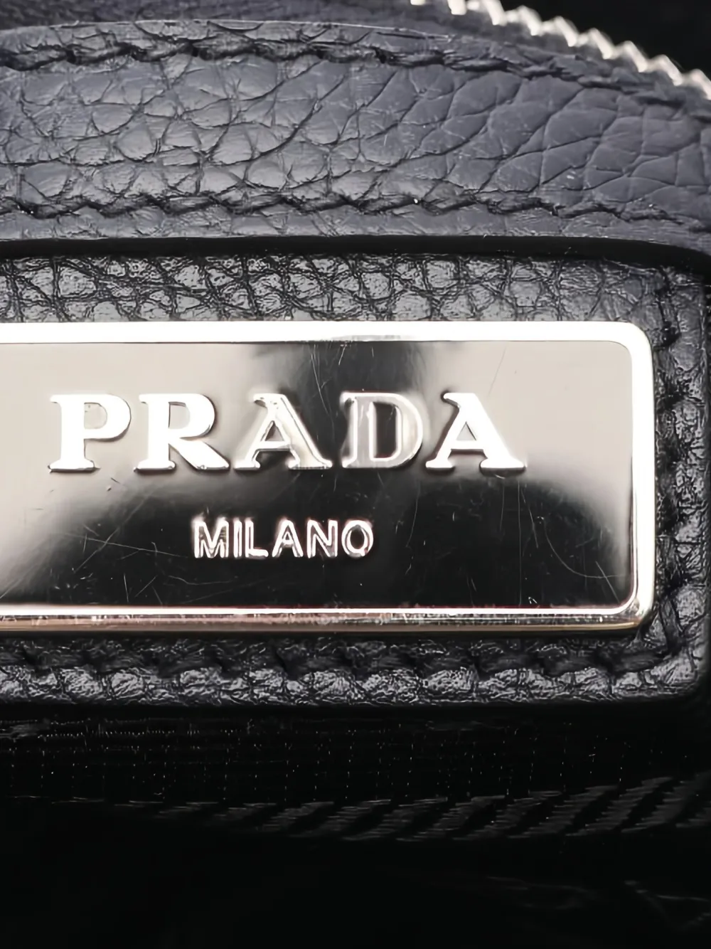 Pre-owned Prada 2010's Leather Cross Body Bag In Blue