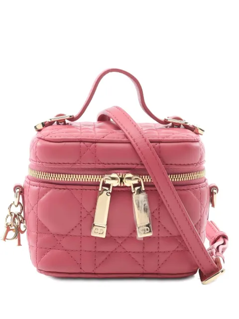 Christian Dior Pre-Owned Lady Dior micro Vanity Canage tote bag