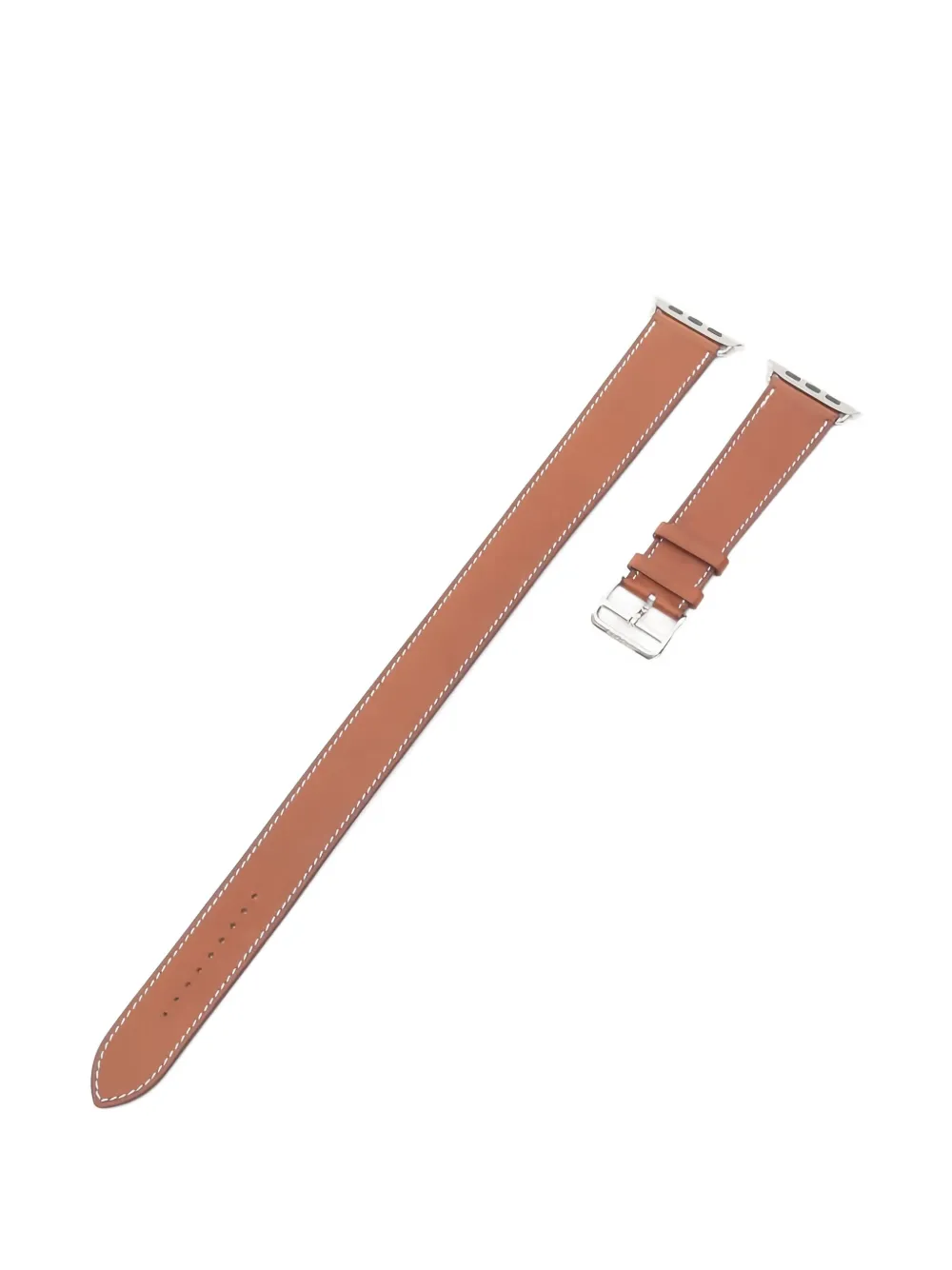 Hermès Pre-Owned 2020 leather Apple Watch strap | Brown | Image 1