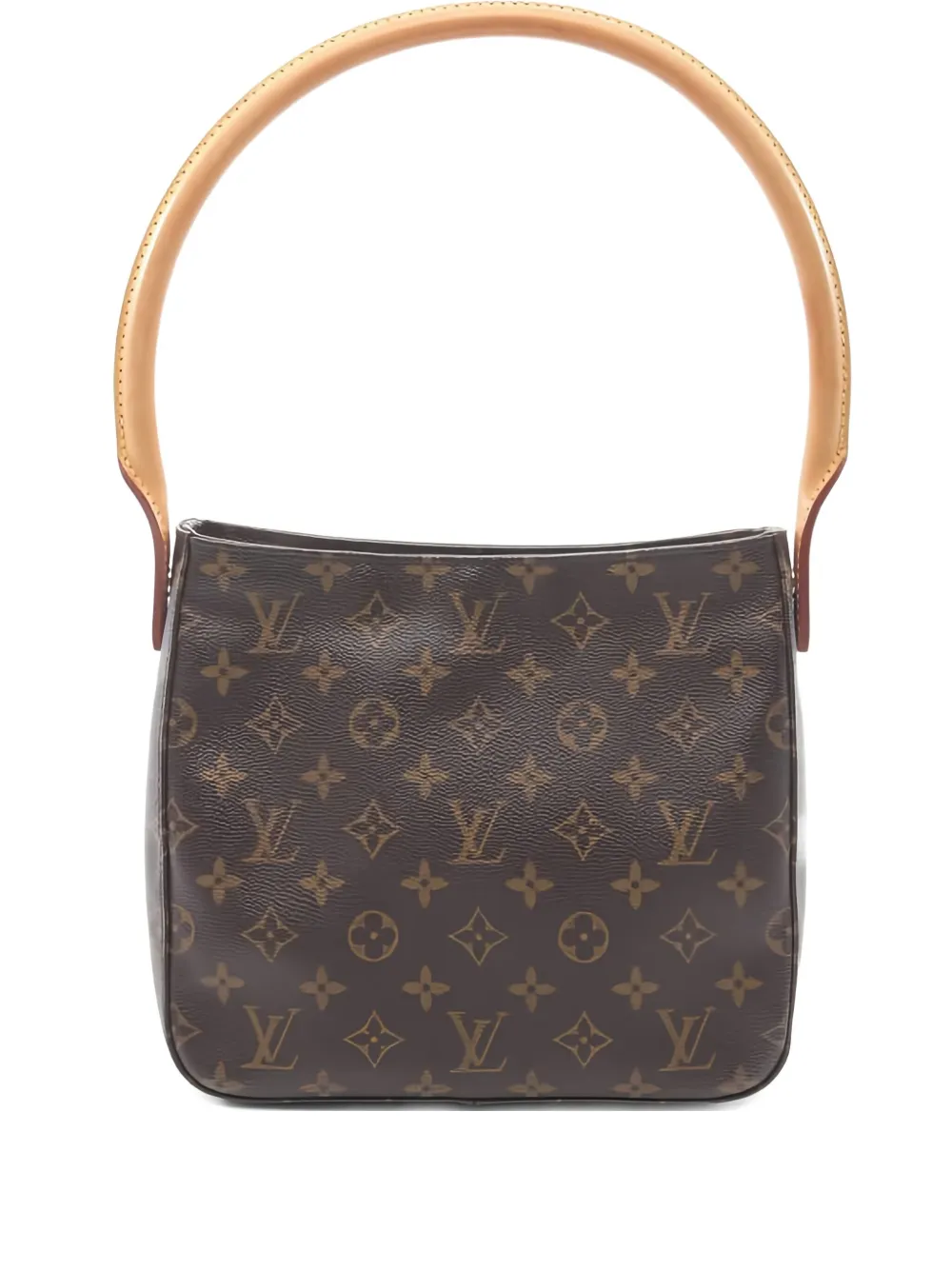Pre-owned Louis Vuitton Looping Monogram Shoulder Bag In Brown