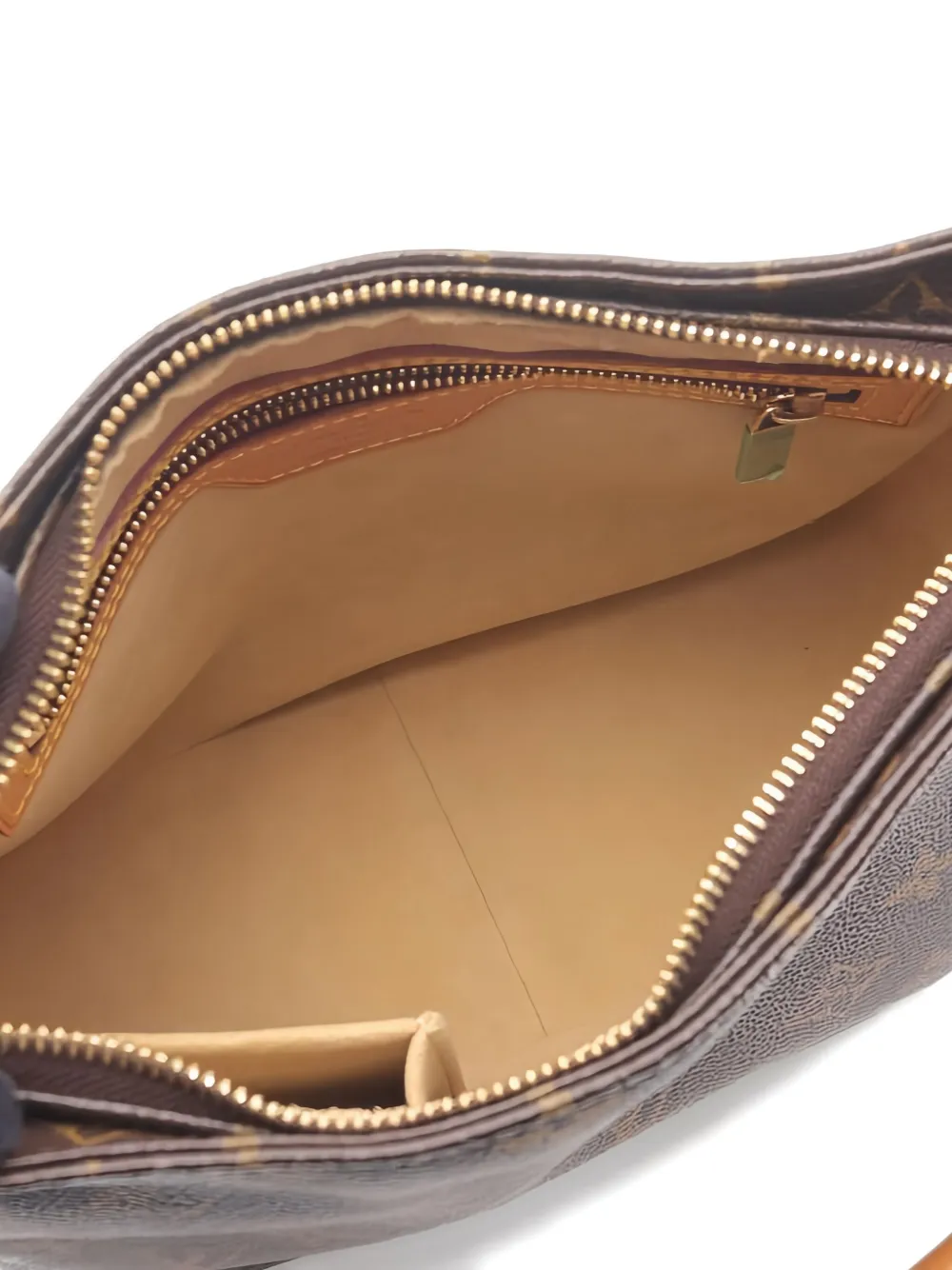 Pre-owned Louis Vuitton Looping Monogram Shoulder Bag In Brown